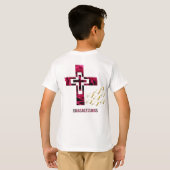 クリスマスの祝福 Tシャツ (裏面フル)