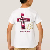 クリスマスの祝福 Tシャツ (裏面)