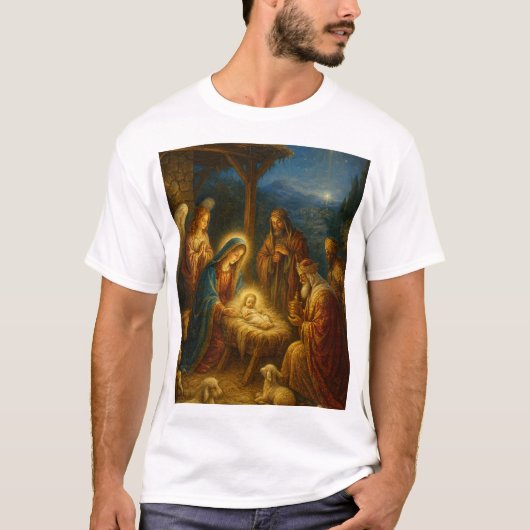 クリスマスの祝福 Tシャツ (正面)