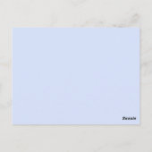 クリスマスの祝賀状 ポストカード (裏面)