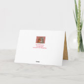 クリスマスの祭りの羊 シーズンカード (裏面)