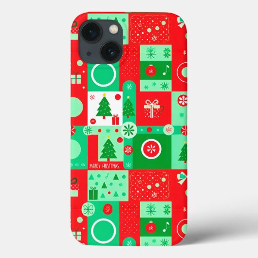 クリスマスの祭り模様 Case-Mate iPhoneケース (裏面)