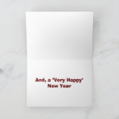 クリスマスの祭典「メリークリスマスバナー」は休日にぴったりだ シーズンカード (内部)