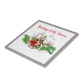 クリスマスの祭壇用 緑の装飾 タイル (側面)