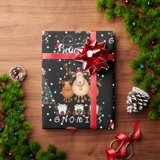 クリスマスの私と私のノミー ラッピングペーパー (クリスマスギフト)