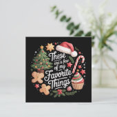 クリスマスの私のお気に入りのものたち シーズンカード (スタンド正面)