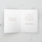 クリスマスの私達のすばらしい娘のため シーズンカード (内部)