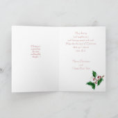 クリスマスの私達皆から シーズンカード (内部)