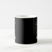 クリスマスの科学の先生 67 メーム サンタオ化学者 コーヒーマグカップ (中央)
