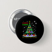 クリスマスの科学の先生 67 メーム サンタオ化学者 缶バッジ (正面&裏面)