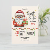 クリスマスの秘密のサンタパーティー 招待状 (スタンド正面)