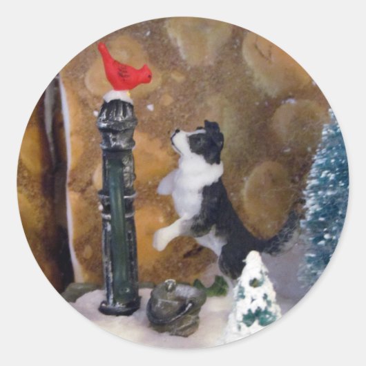 クリスマスの秘密 ラウンドシール (正面)