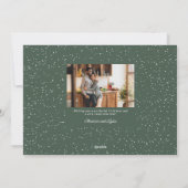 クリスマスの移動のための新しい家 シーズンカード (裏面)