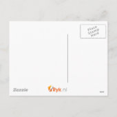 クリスマスの移動カード シーズンポストカード (裏面)