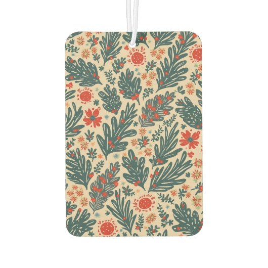 クリスマスの空気清浄機 カーエアーフレッシュナー (裏面)