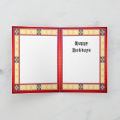 クリスマスの窓から覗き込んで シーズンカード (内部)