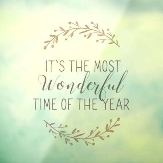 クリスマスの窓がくっついている ウィンドウサイン (シート3)