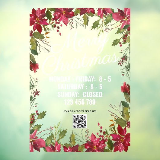 クリスマスの窓がしがみつく ウィンドウサイン (シート3)