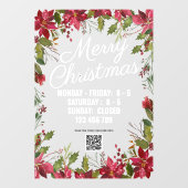 クリスマスの窓がしがみつく ウィンドウサイン (シート)