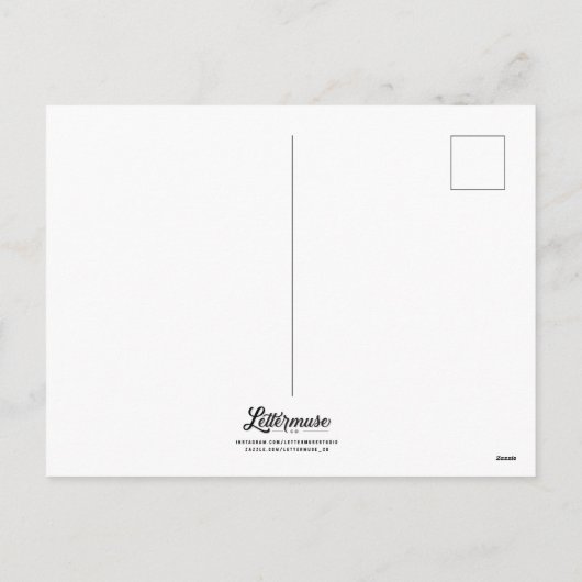 クリスマスの第二日 / クリスマスのポストカード シーズンポストカード (裏面)