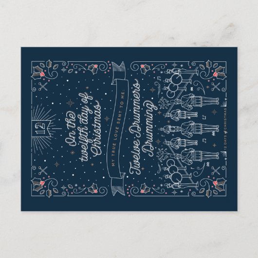 クリスマスの第12日 / クリスマス ポストカード (正面)