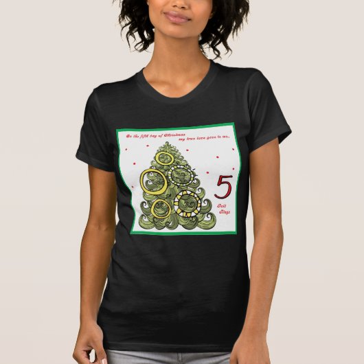 クリスマスの第5日 Tシャツ (正面)