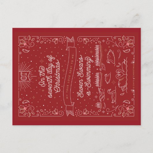 クリスマスの第7日 / クリスマス ポストカード (正面)