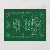 クリスマスの第8日 / クリスマス ポストカード