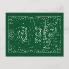 クリスマスの第8日 / クリスマス ポストカード