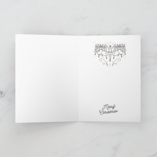 クリスマスの第9日は/クリスマスカードを折りました シーズンカード (内部)
