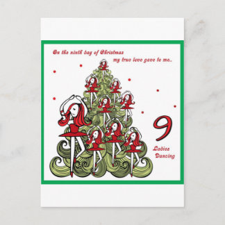 クリスマスの第9日目 シーズンポストカード