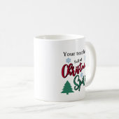 クリスマスの精神あふれる オリジナルデザイン コーヒーマグカップ (正面右)