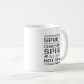 クリスマスの精神を塗り替える コーヒーマグカップ (正面右)