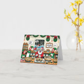 クリスマスの精神を変えよう カード (黄色い花)