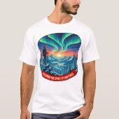 クリスマスの精神を探究するアート Tシャツ (正面)
