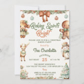 クリスマスの精神を明るくするパーティー 招待状 (正面)