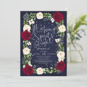 クリスマスの精神を明るくする ホリデーパーティーのご案内 招待状 (スタンド正面)