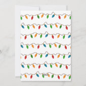 クリスマスの精神を明るくする ホリデー フォト シーズンカード (裏面)