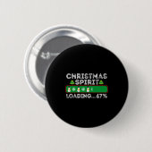 クリスマスの精神を読み込み中 67 シックス セブン ミーム 楽しい S 缶バッジ (正面&裏面)