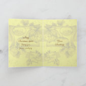 クリスマスの精神カード シーズンカード (内部)