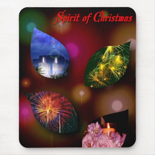 クリスマスの精神マウスパッド マウスパッド (正面)