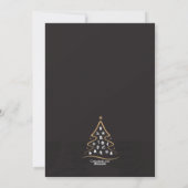 クリスマスの精神 写真 ホリデーカード (裏面)