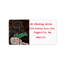 クリスマスの精神、豚の住所 シール