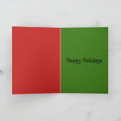 クリスマスの精管切除の球 シーズンカード (内部)