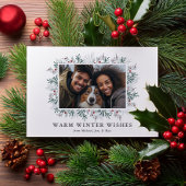 クリスマスの紅葉の写真 シーズンカード