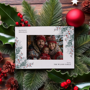 クリスマスの紅葉の写真 シーズンカード