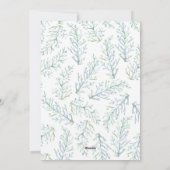 クリスマスの紅葉フォトホリデーカード シーズンカード (裏面)