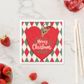 クリスマスの紙ナプキン スタンダードカクテルナプキン (インサイチュ)