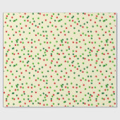 クリスマスの紙吹雪 • 砂糖クッキーは振りかけます ラッピングペーパー (フラット)