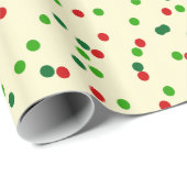 クリスマスの紙吹雪 • 砂糖クッキーは振りかけます ラッピングペーパー (ロールコーナー)